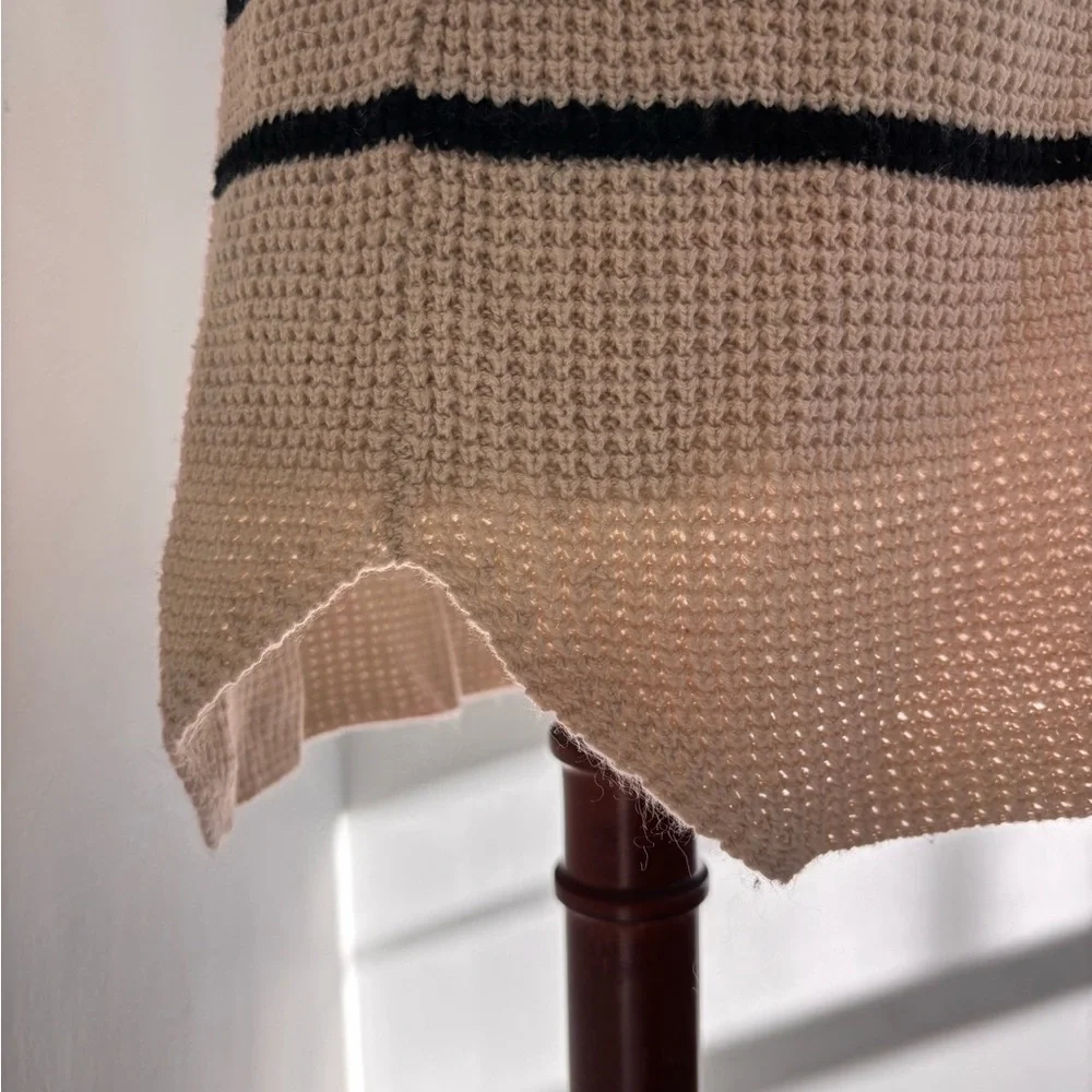 RDI Turtleneck Sweater Striped Cream/Tan